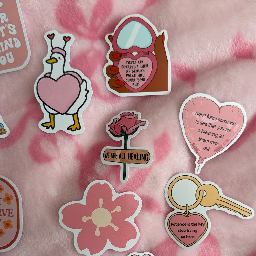 Pink is a personality sticker bundle - Picture 2 of 6